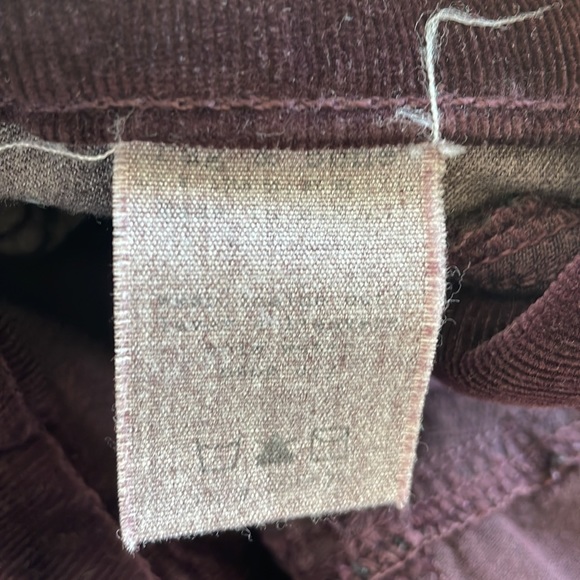 Rag & Bone Wine color corduroy skinny pants - Picture 9 of 9
